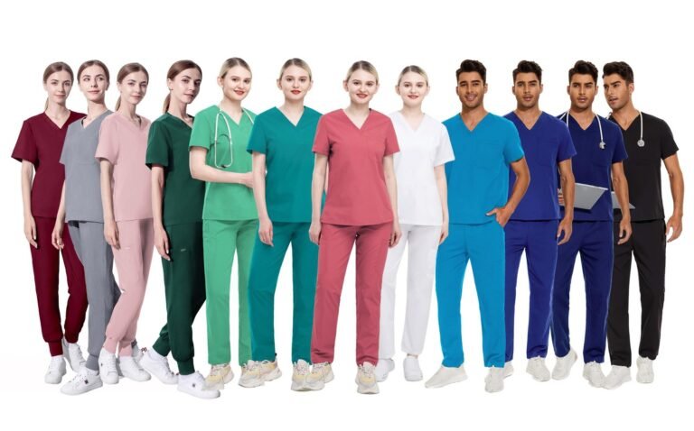 Men's Athletic-Fit Scrub Set, style 42019, photo 2, GoMedWear wholesale scrubs