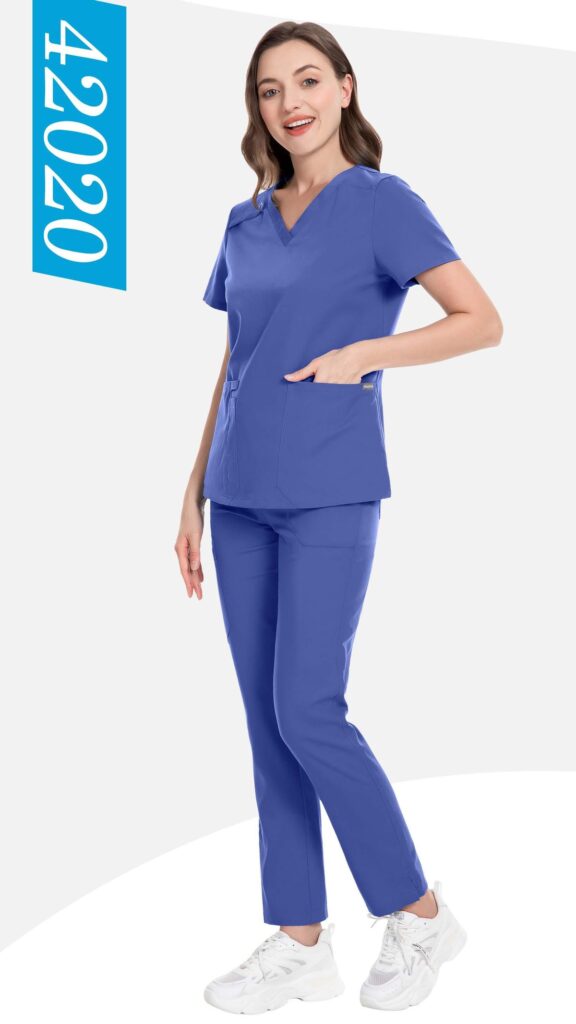 Lightweight Straight-Leg Scrub Set — wholesale medical scrubs style 42020 by GoMedWear