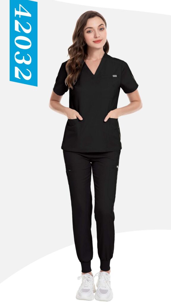 Chest-Pocket Performance Jogger Set — wholesale medical scrubs style 42032 by GoMedWear