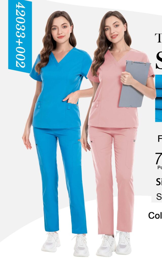 Waist-Tight Straight Set — wholesale medical scrubs style 42033 by GoMedWear