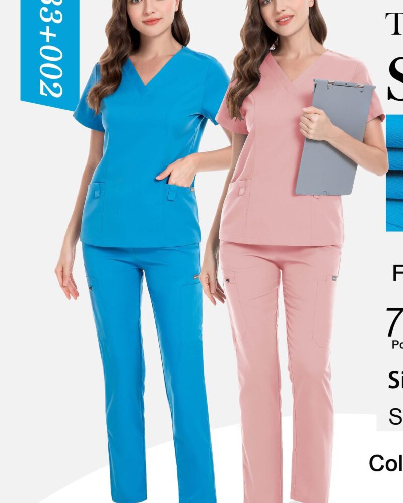 Waist-Tight Straight Set — wholesale medical scrubs style 42033 by GoMedWear