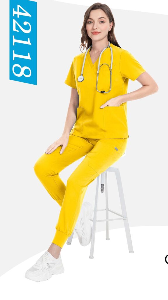 Fourteen-Colour Cargo Jogger Set — wholesale medical scrubs style 42118 by GoMedWear