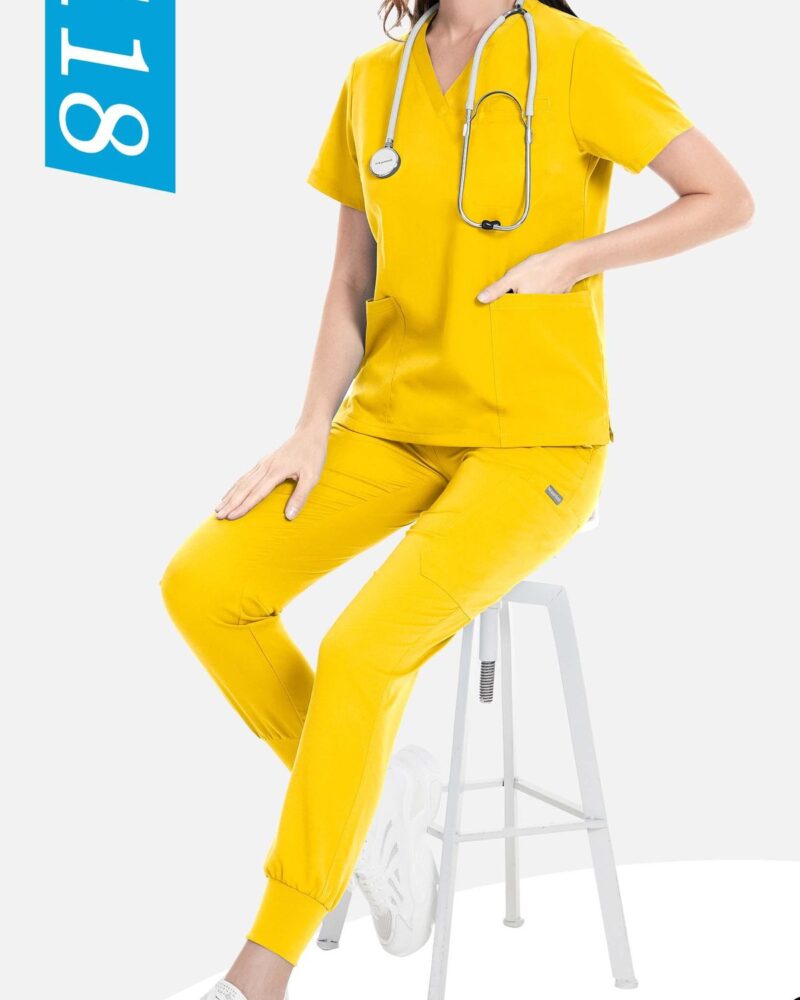 Fourteen-Colour Cargo Jogger Set — wholesale medical scrubs style 42118 by GoMedWear