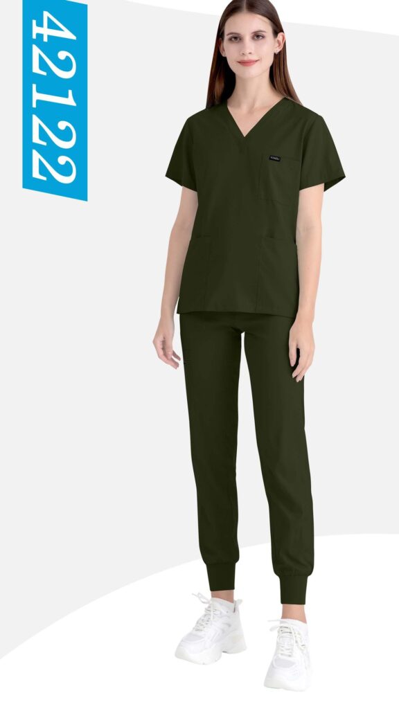 Earth-Tone Jogger Set — wholesale medical scrubs style 42122 by GoMedWear