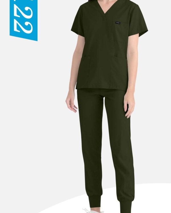 Earth-Tone Jogger Set — wholesale medical scrubs style 42122 by GoMedWear