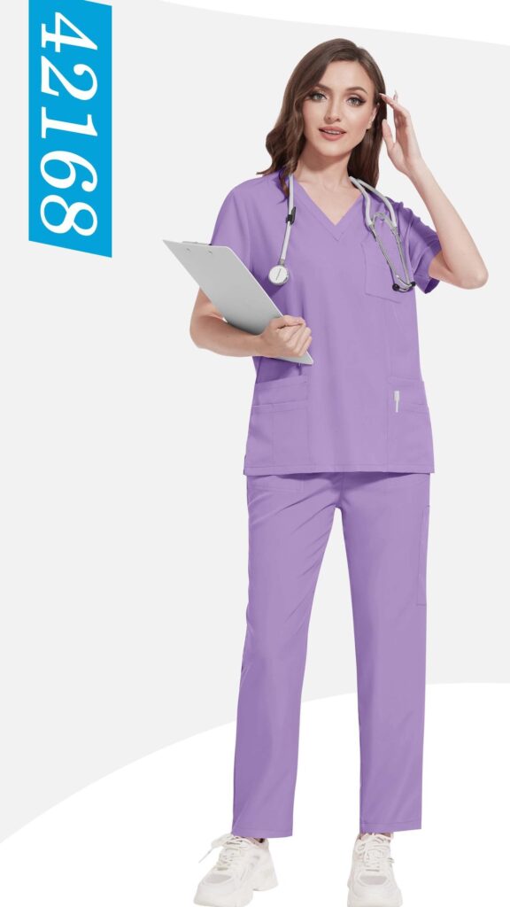 Straight-Leg Classic Set — wholesale medical scrubs style 42168 by GoMedWear