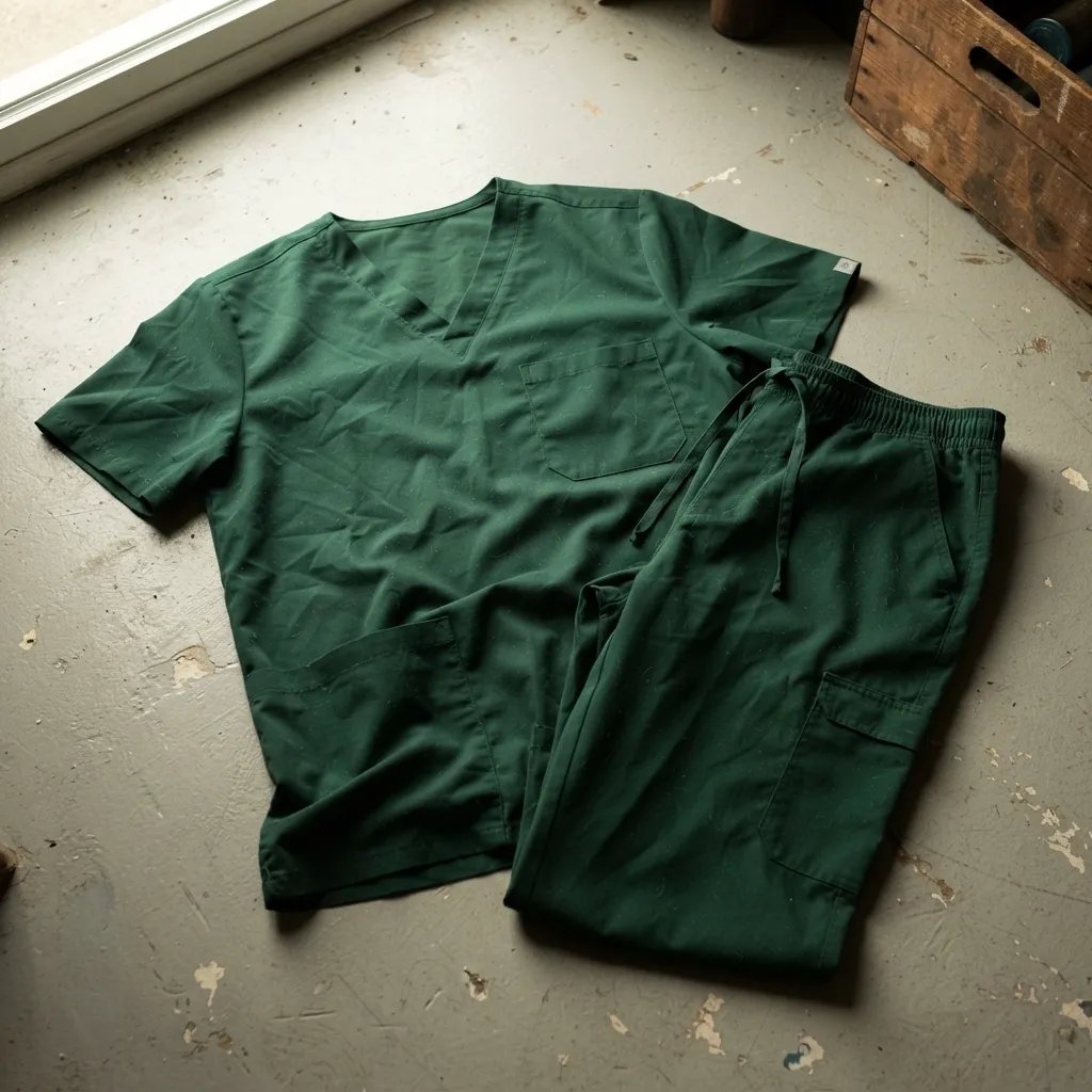 dark-green-medical-scrubs