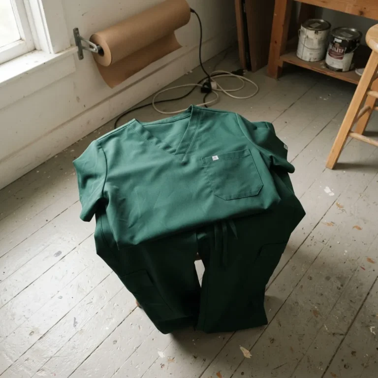 dark-green-medical-scrubs