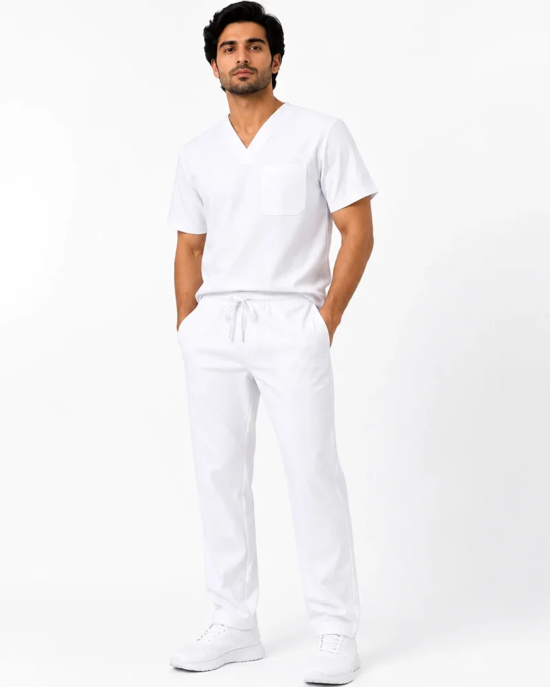 white-medical-scrubs