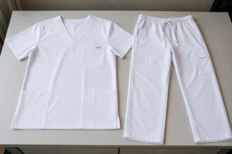 white-medical-scrubs